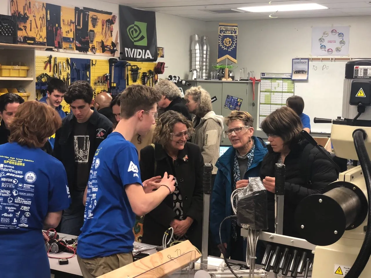 Spartronics students demo the process!