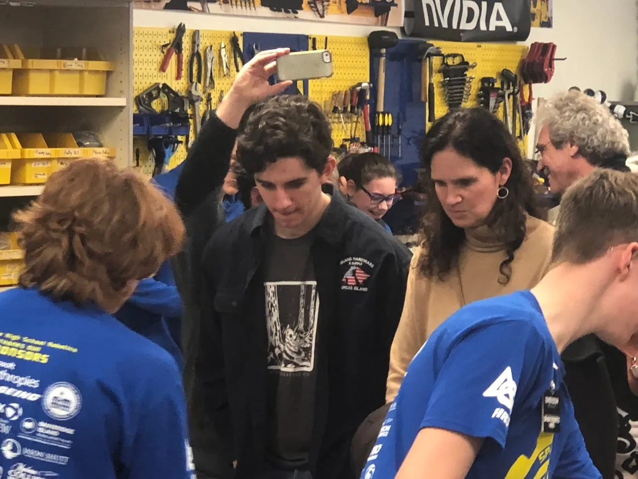 Spartronics students demo the process!