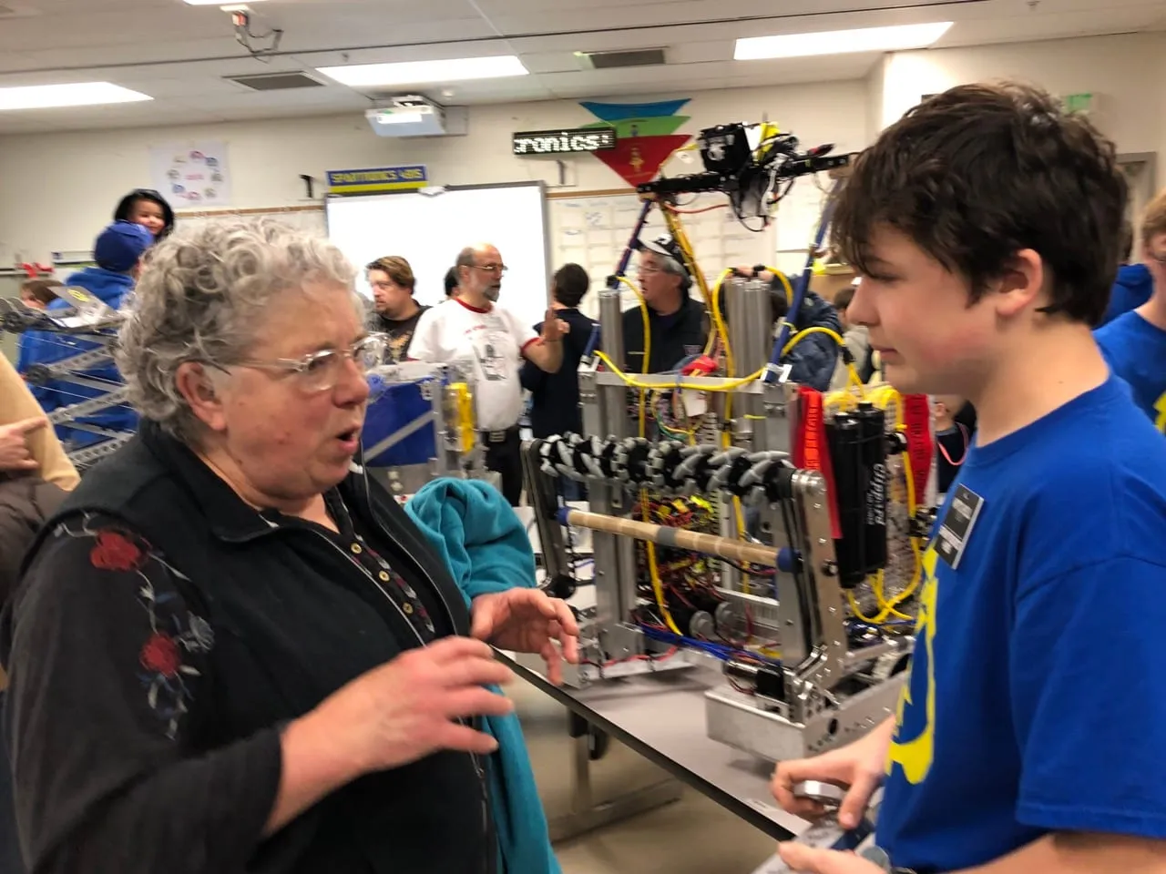 Spartronics students demo the process!