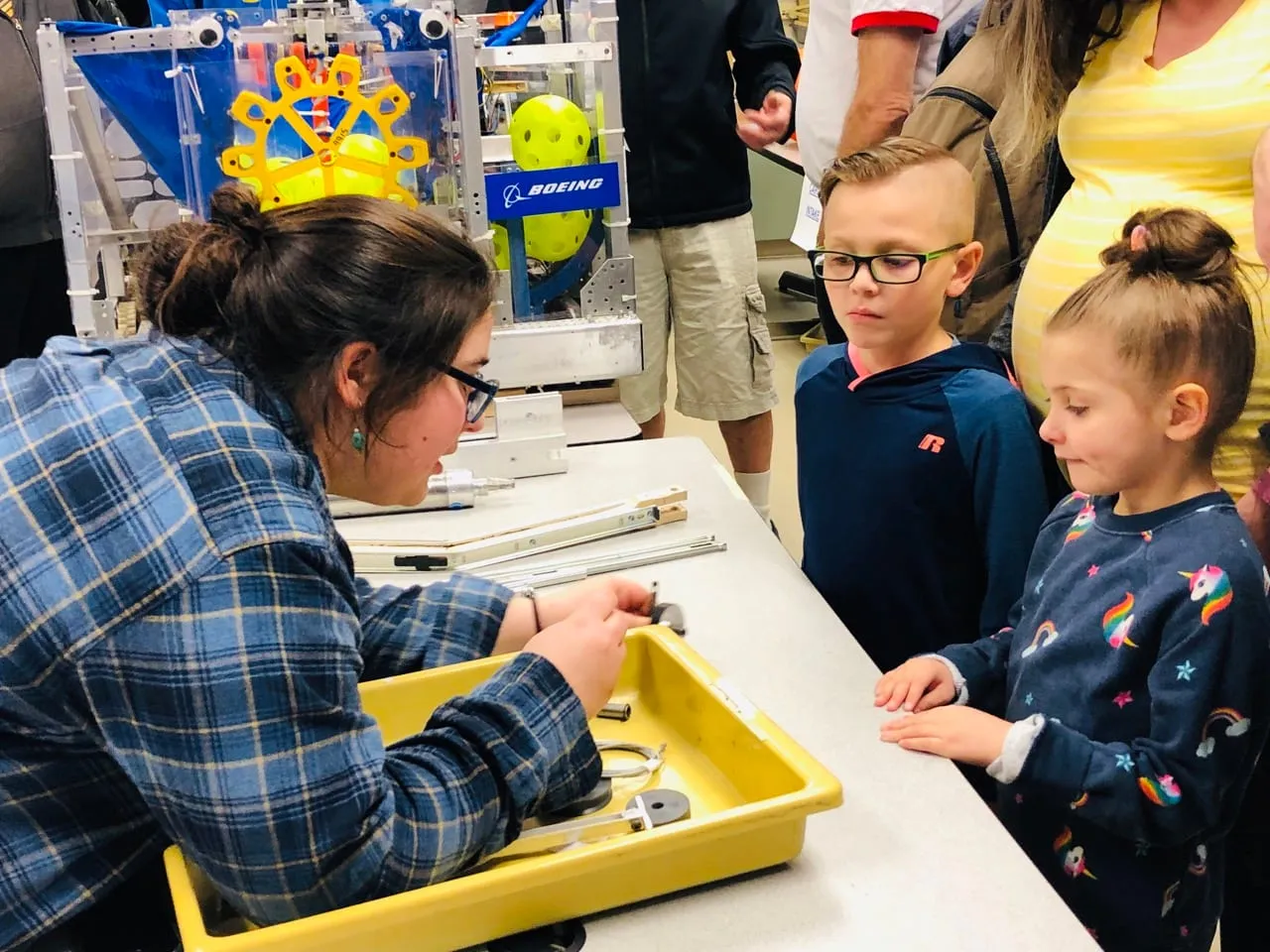 Spartronics students demo the process!