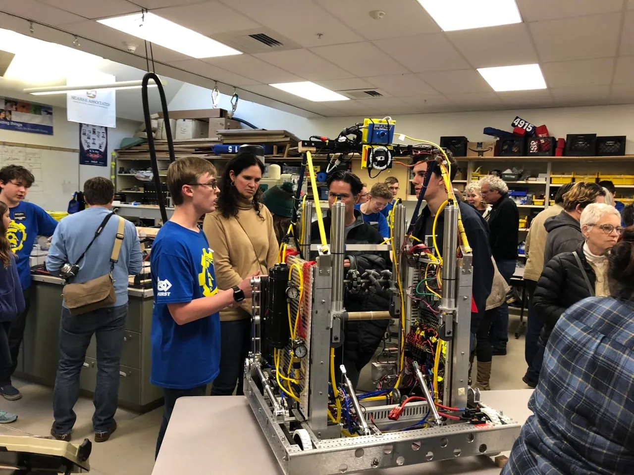 Spartronics students demo the process!