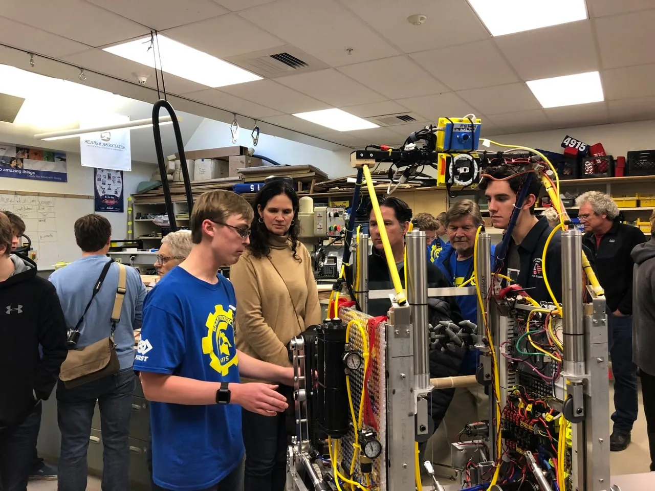 Spartronics students demo the process!