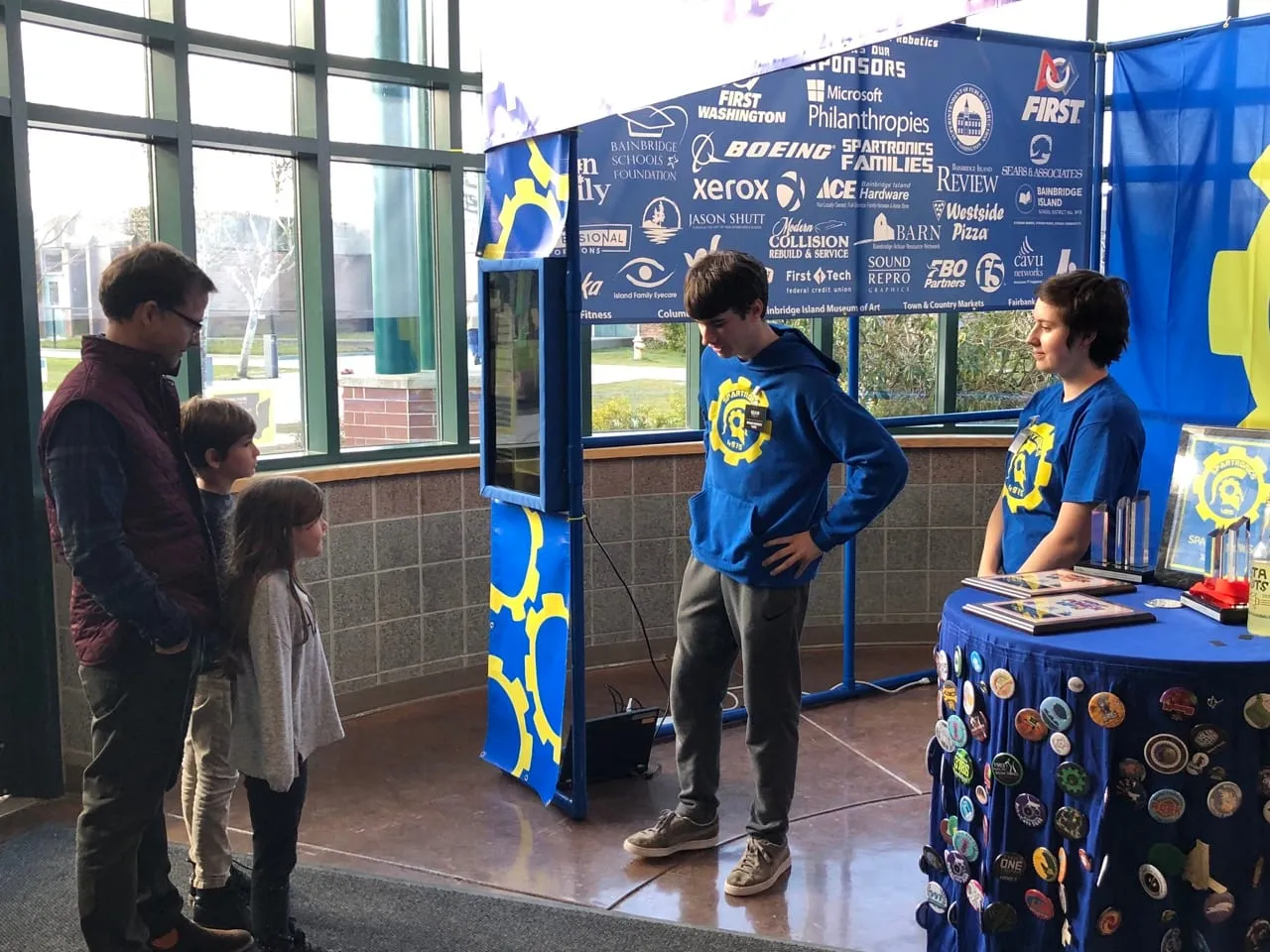 Spartronics students demo the process!