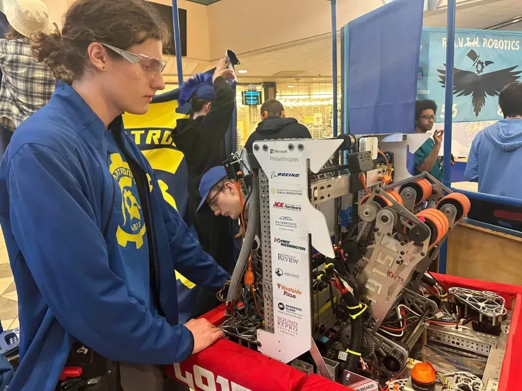 Student working on NEMESIS
