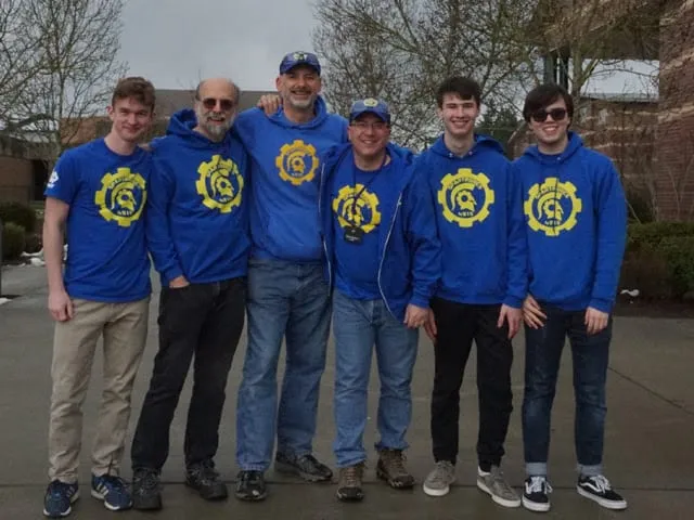 Boeing mentors and students