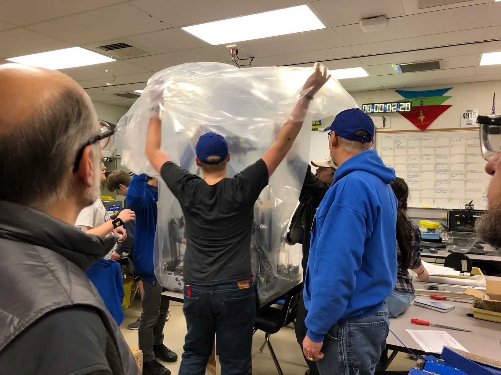 bagged robot