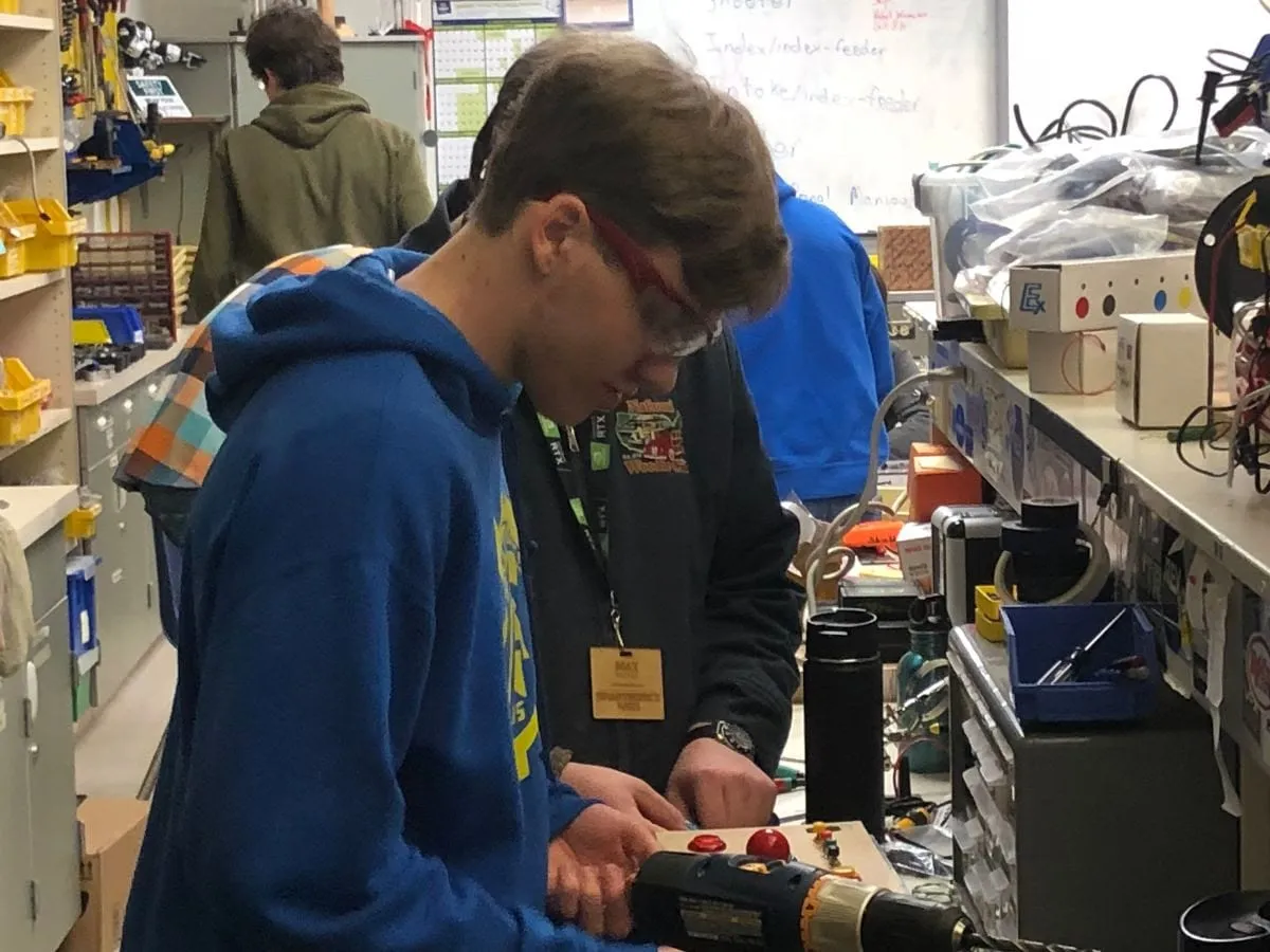 Spartronics student working
