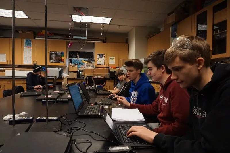 Spartronics Students Working Hard!