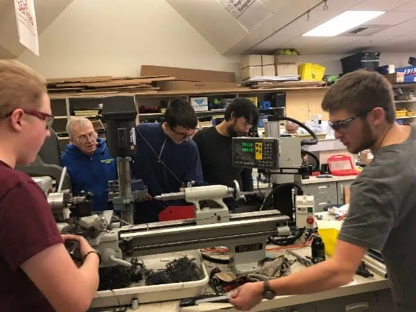 Spartronics students working